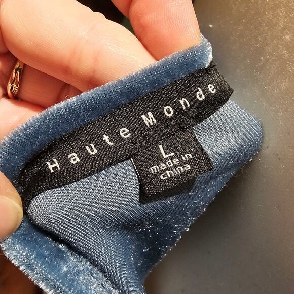 Haute Monde Velvet Corset L Jewel Teal Whimsigoth Gothic Fairy Lace Up Bustier - Picture 7 of 10